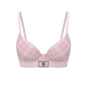 Victoria's Secret Light Pink Plaid Bra